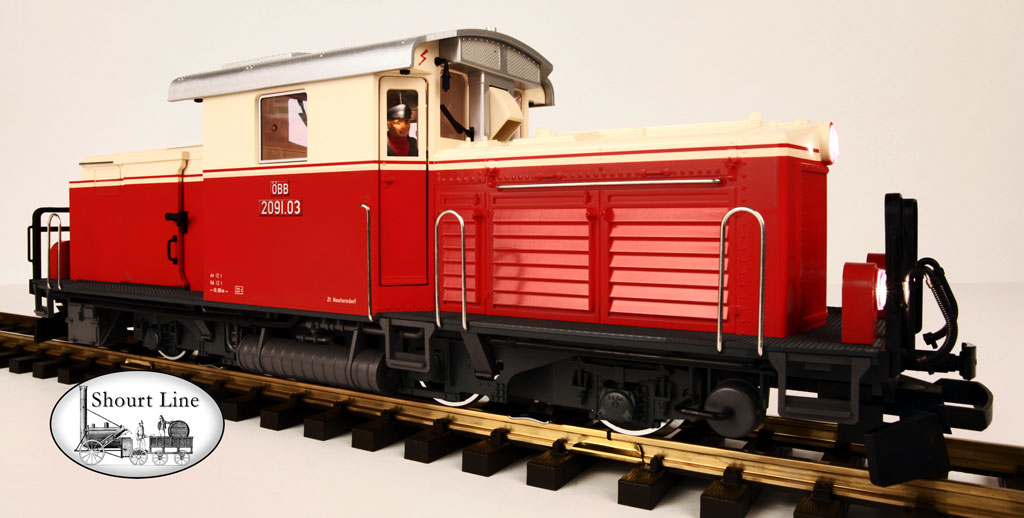 Shourt Line - Soft Works Ltd. - Products - LGB 20520 OBB ZF MAUTERNDORF  Diesel 2 Motor Loco MTS DCC factory installed decoder